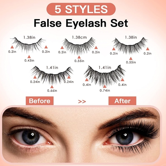 Magnetic Eyelashes (5) & Magnetic Eyeliner… - Picture 2 of 6